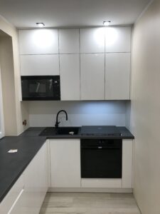 biały połysk na wymiar kuchnia 